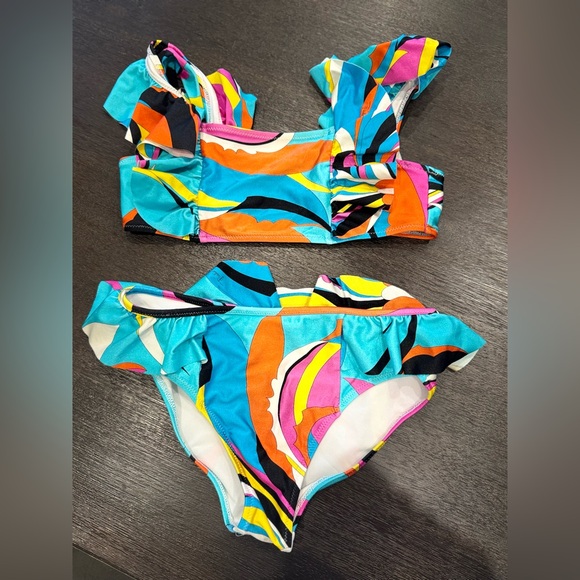 Emilio Pucci Girls Swimsuit Bikini 12 Two piece Set - Picture 4 of 4